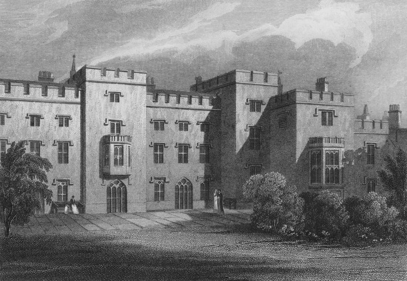 Konuşmacının Evi, Westminster, Nehir önü (gravür) by John Preston Neale