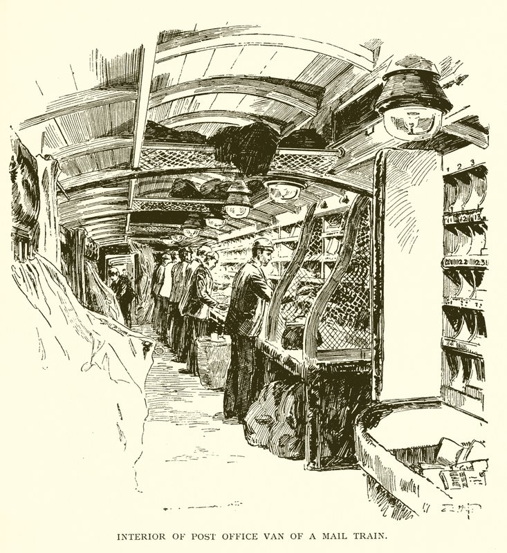Posta treninde Postane minibüsünün içi by J. R. Sinclair