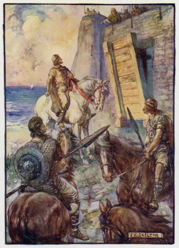 Denize açılan o küçük yelkeni görüyor musun? Oradaki Macduff by J. R. Skelton