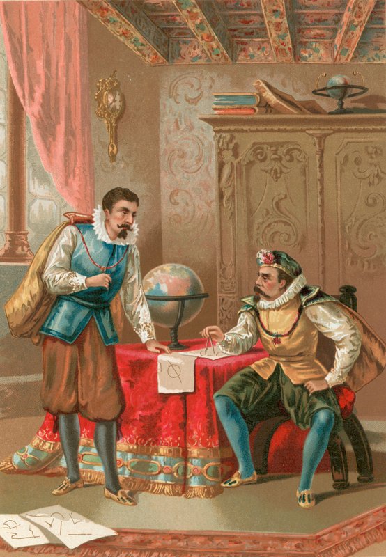 Kepler ve Tycho Brahe Prag