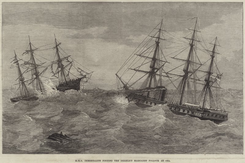HMS Immortalite, Denizde Sahipsiz Margaret Pollock