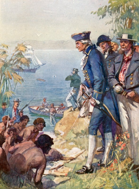 Kaptan Cook, Tahiti