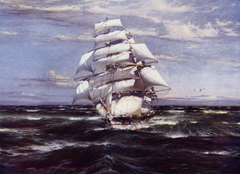 Clipper Gemileri: Harbinger (renkli taş) by Jack (after) Spurling