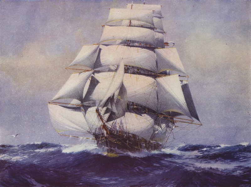 Clipper gemisi Yıldırım tam yelken açtı by Jack Spurling