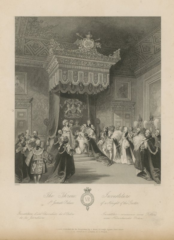 Jartiyer Şövalyesinin taht töreni by Jacob van der Heyden