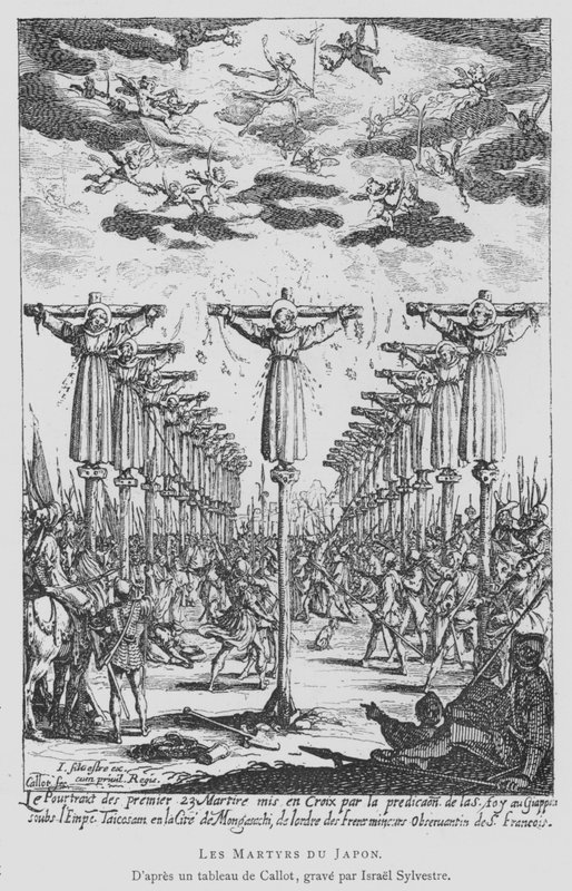 Japonya Şehitleri by Jacques Callot