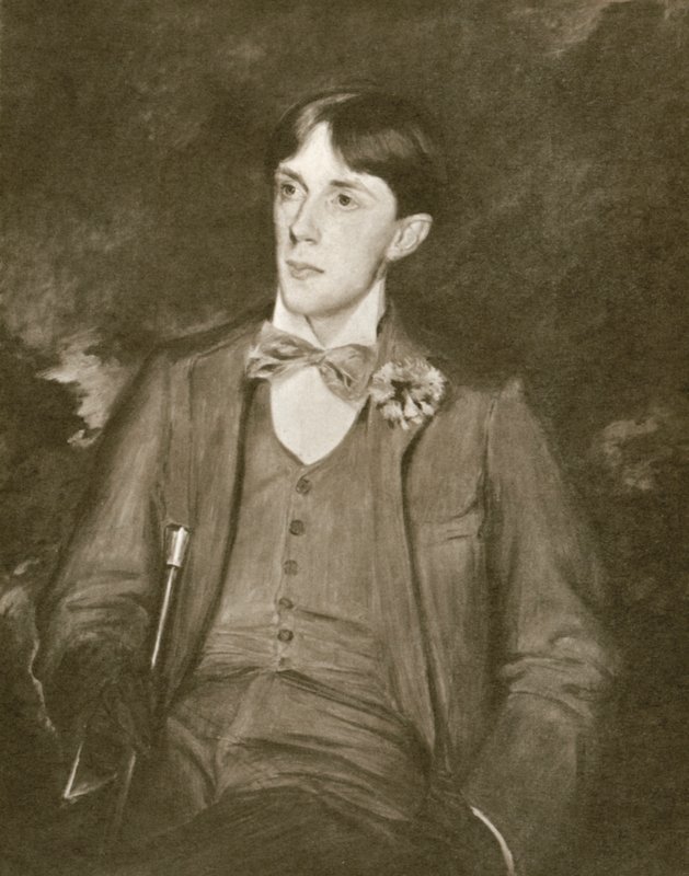 Aubrey Beardsley, portre (taş) by Jacques Emile (after) Blanche
