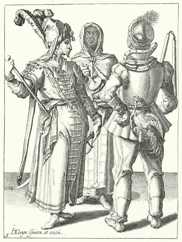 Maskeli balo (gravür) by Jacques II de Gheyn