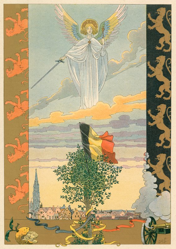Belçika - Ulusal şarkı by Jacques Marie Gaston Onfray de Breville (Job)