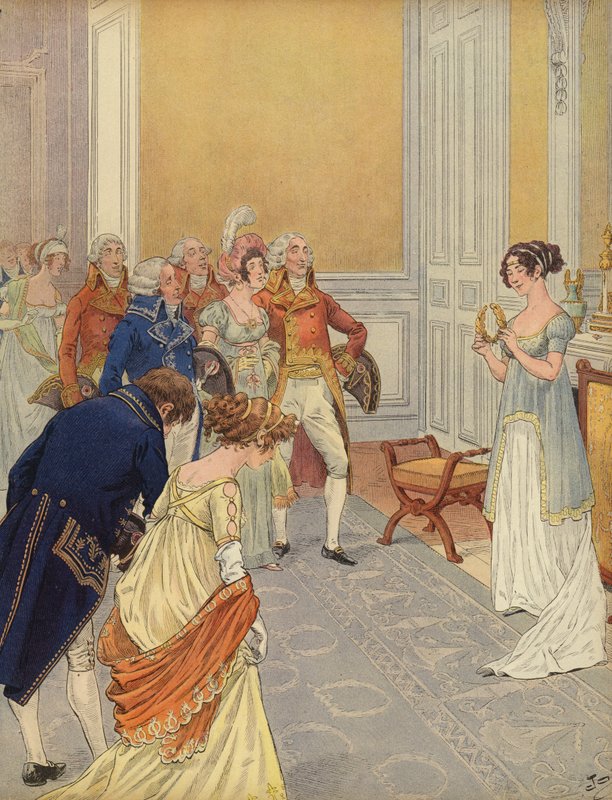 Josephine, konuklarını Tuileries Sarayı