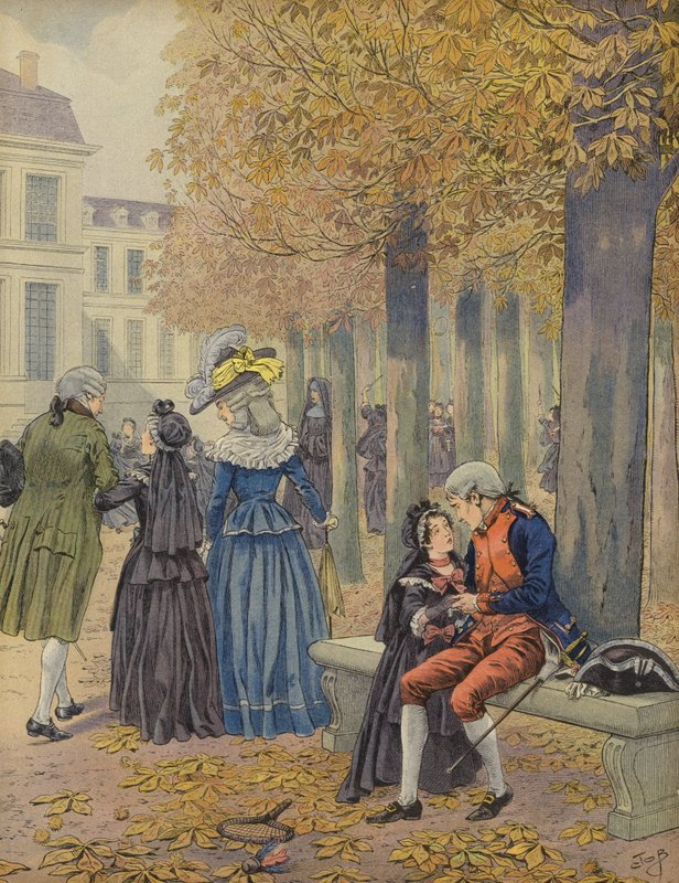 Napolyon ve kız kardeşi Elisa by Jacques Marie Gaston Onfray de Breville (Job)