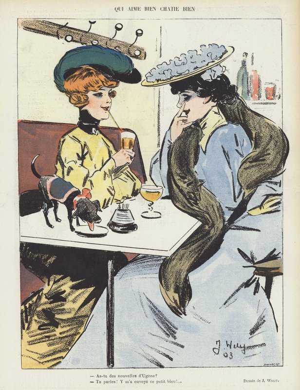 Le Rire için İllüstrasyon by Jacques Wely