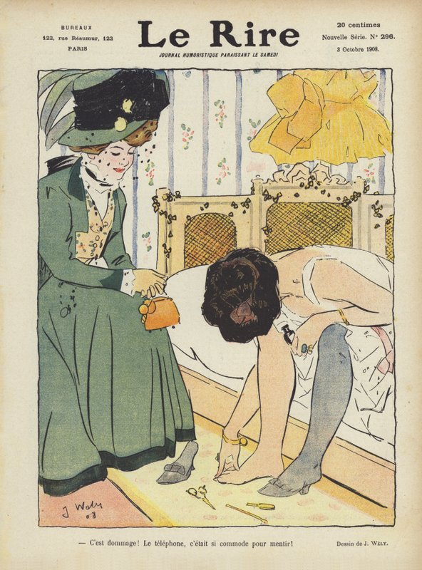 Le Rire için İllüstrasyon by Jacques Wely
