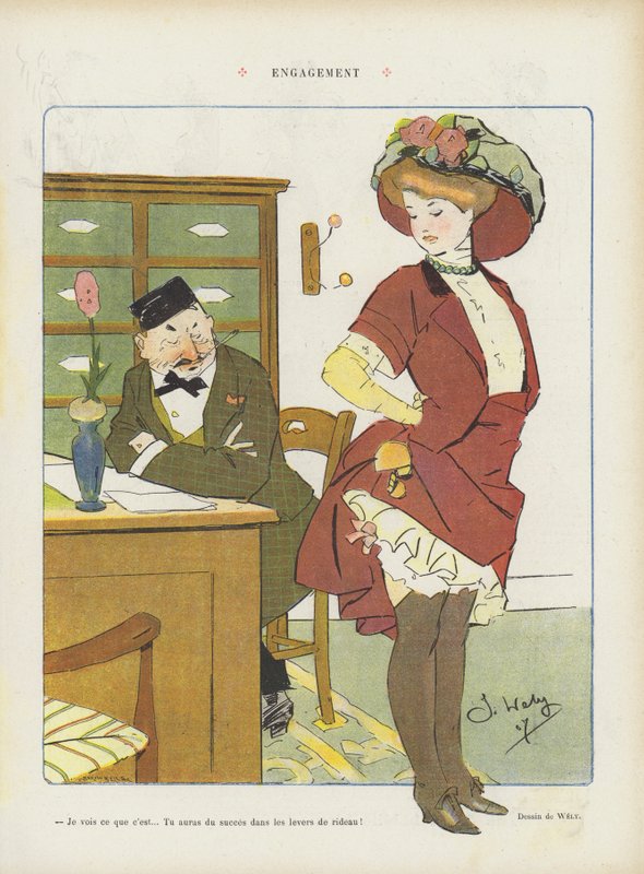 Le Rire için İllüstrasyon by Jacques Wely