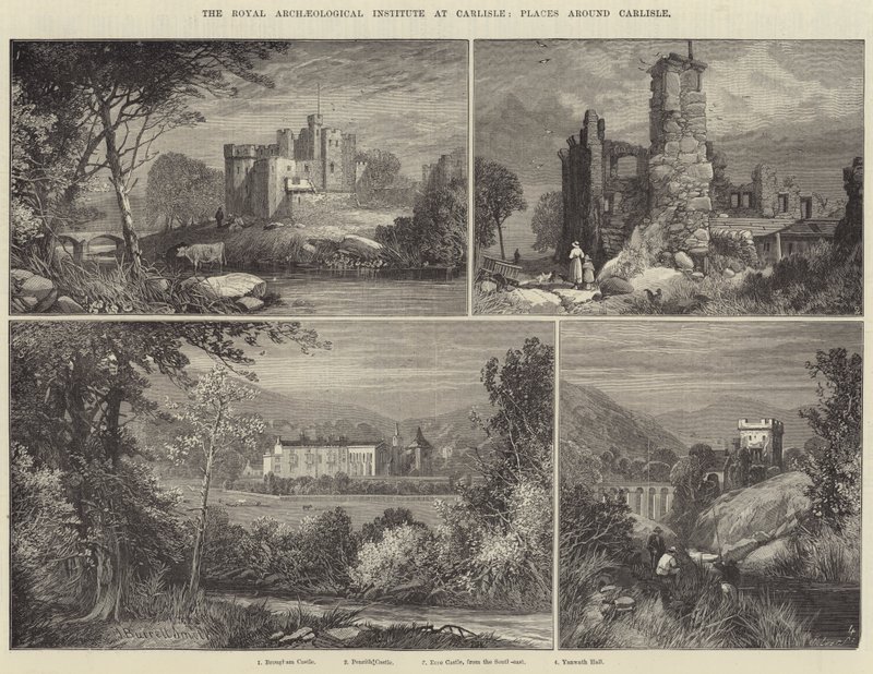 Carlisle Kraliyet Arkeoloji Enstitüsü, Carlisle çevresindeki yerler by James Burrell Smith