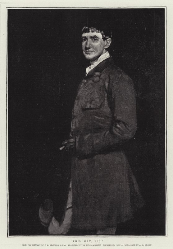 Phil May, Esquire lito by James Jebusa Shannon
