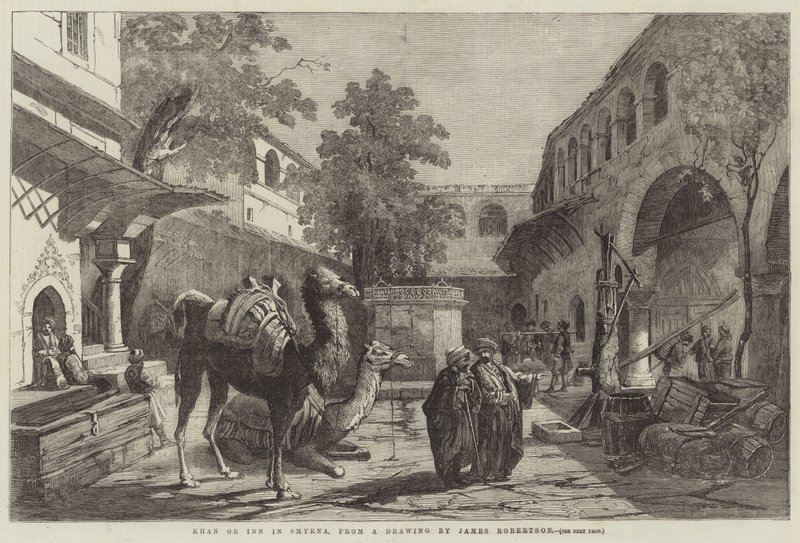 ಸ್ಮಿರ್ನಾ ಟರ್ಕ್‌ನಲ್ಲಿರುವ ಖಾನ್ ಅಥವಾ ಇನ್ by James Robertson