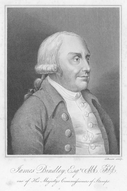 James Bindley, İngiliz yetkili, antikacı ve kitap koleksiyoncusu (gravür) by James (after) Basire