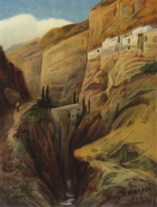 Wady Kelt; veya, Brook Cherith (renkli taş) by James (after) Clark