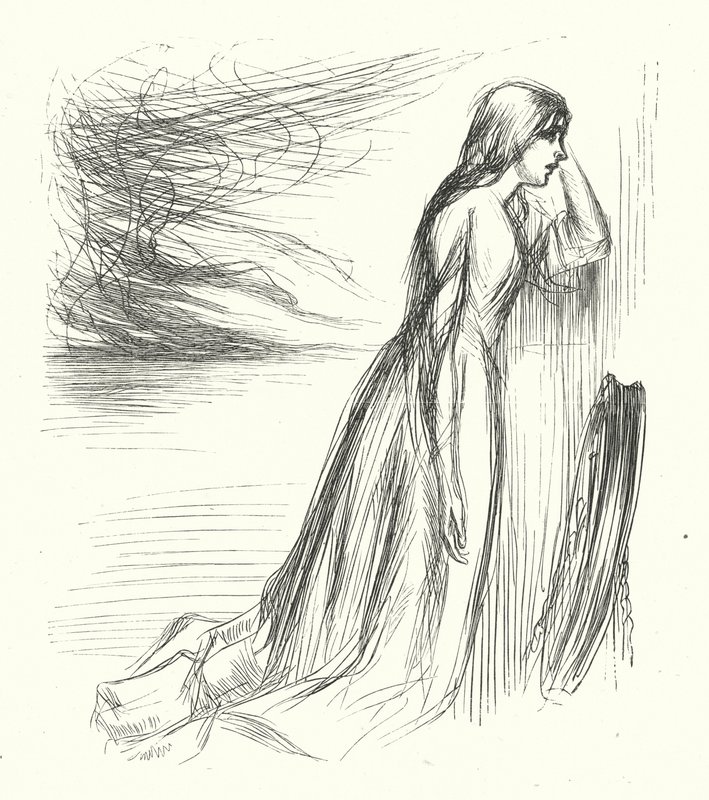 "Evini Bıraktı" (gravür) by James Abbott McNeill (after) Whistler