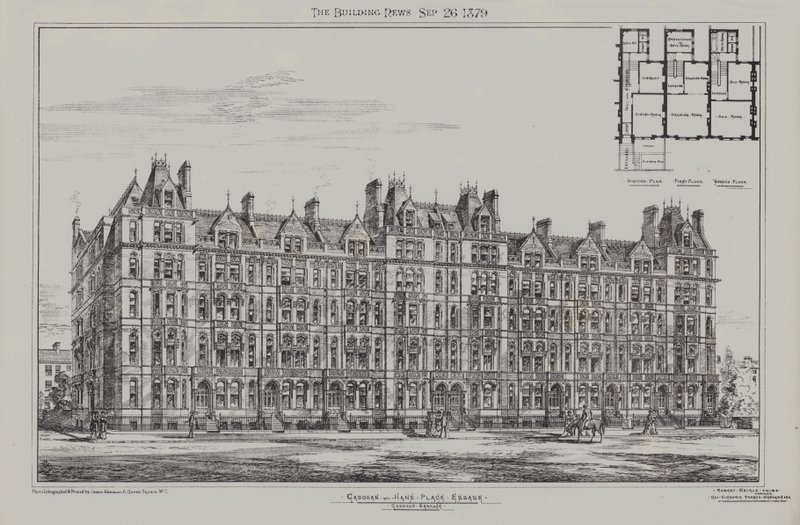 Cadogan Terrace, Cadogan and Hans Place Estate, Chelsea, 1879 by James Akerman