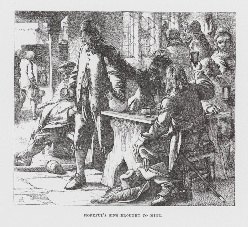 Umudun Akla Getirdiği Günahlar (gravür) by James Dawson Watson