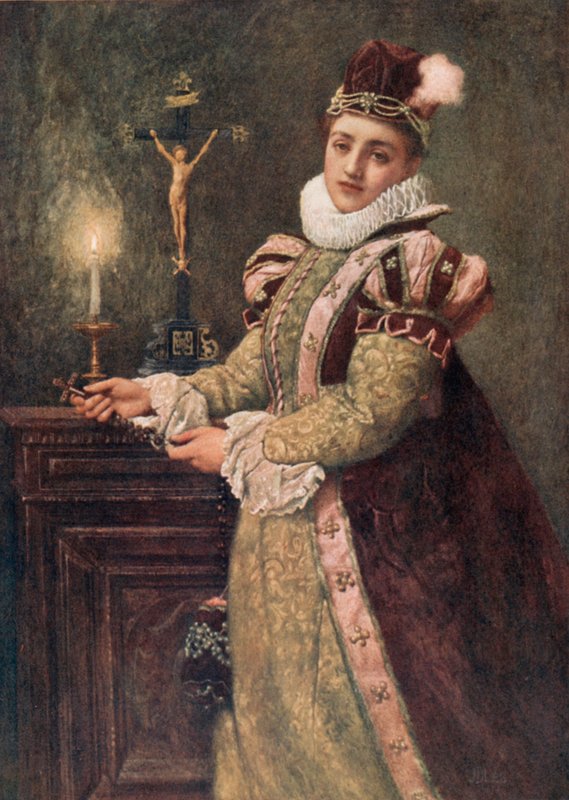 İskoç Kraliçesi Mary by James Dromgole Linton