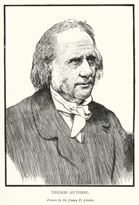 Thomas Guthrie (gravür) by James Dromgole Linton