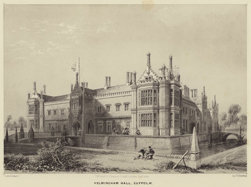 Helmingham Salonu, Suffolk by James Duffield Harding