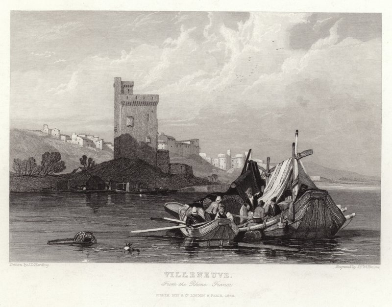 ರೋನ್ ಟರ್ಕ್‌ನಿಂದ ವಿಲ್ಲೆನ್ಯೂವ್ by James Duffield Harding