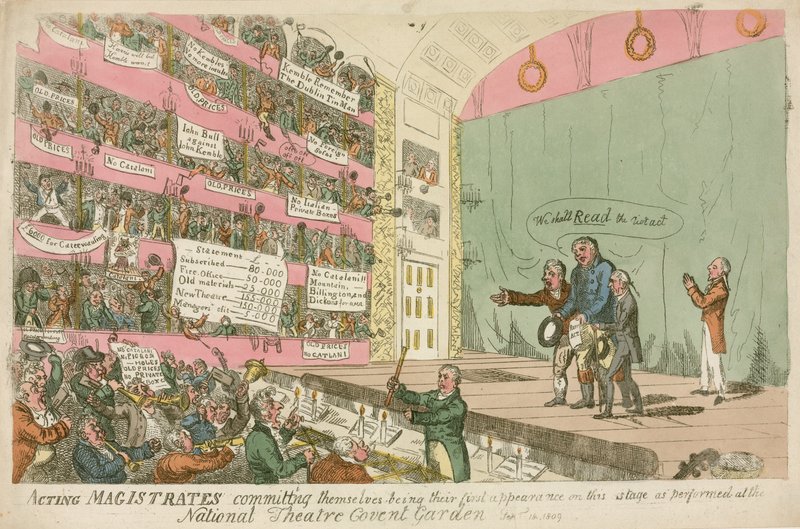 1809 Ulusal Tiyatro Covent Garden