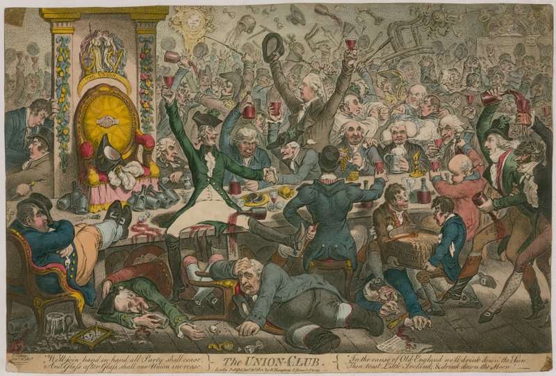Birlik Kulübü by James Gillray