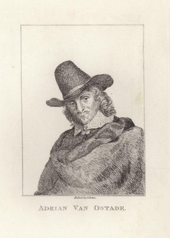 Adriaen van Ostade, Adriaen Jansz Hendricx olarak vaftiz edildi. James Girtin tarafından kazınmış. by James Girtin
