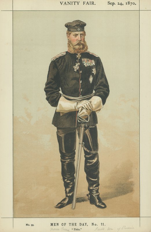 Prusya Veliaht Prensi Frederick William (renkli taş) by James Jacques Joseph Tissot