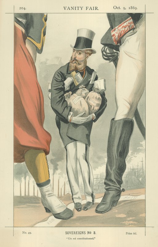 Leopold II, Belçika Kralı by James Jacques Joseph Tissot