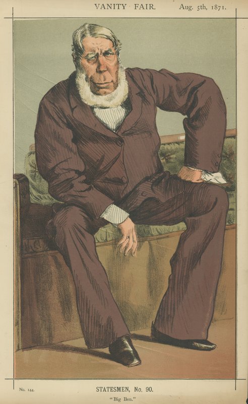 Bay George Bentinck (renkli taş) by James Jacques Joseph Tissot