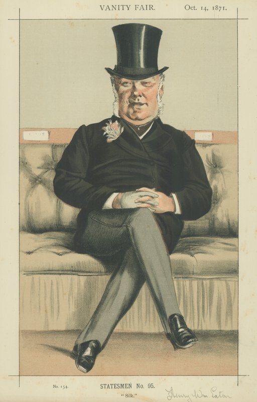 Bay Henry William Eaton (renkli taş) by James Jacques Joseph Tissot