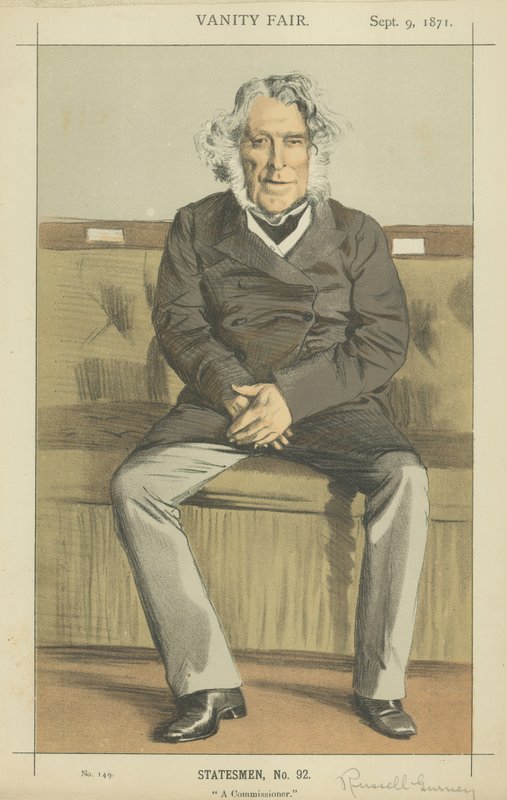 Sağ Hon Russell Gurney (renkli taş) by James Jacques Joseph Tissot