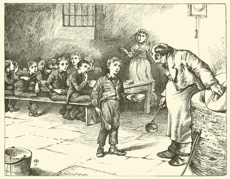 Oliver Twist daha fazlasını istiyor by James Mahoney