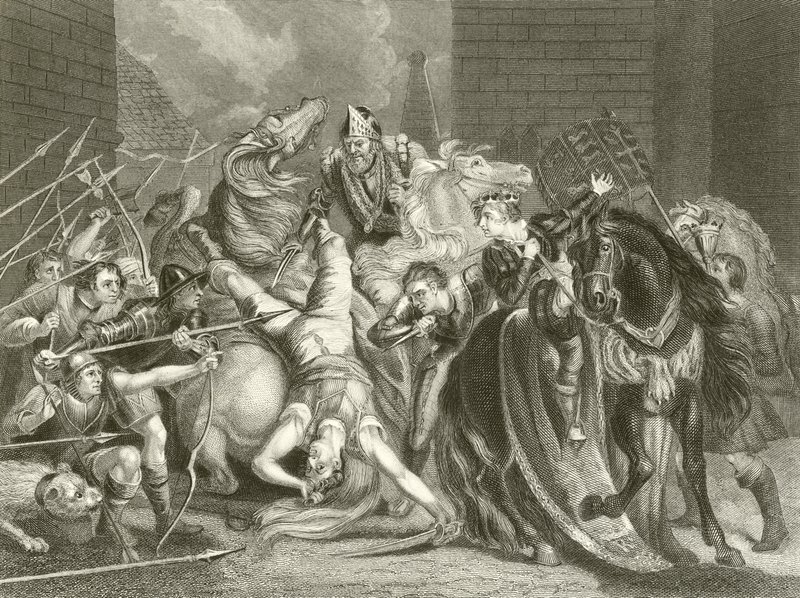 Mayor of London killing Wat Tyler  by James Northcote
