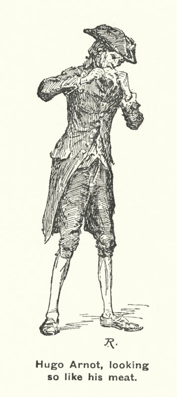 Hugo Arnot, etine çok benziyor (lito) by James Riddel