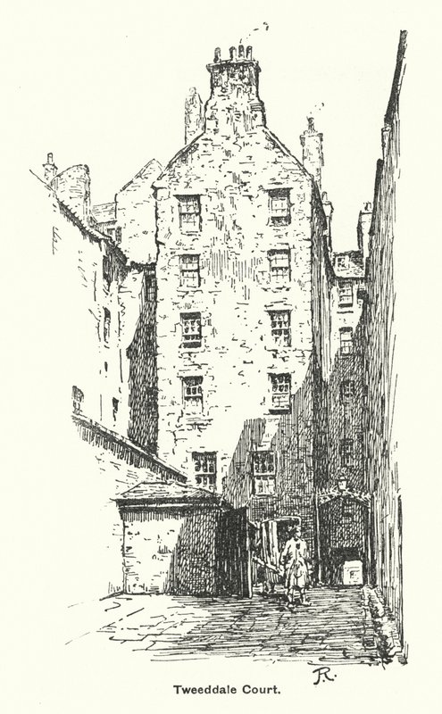 Tweeddale Mahkemesi (lito) by James Riddel