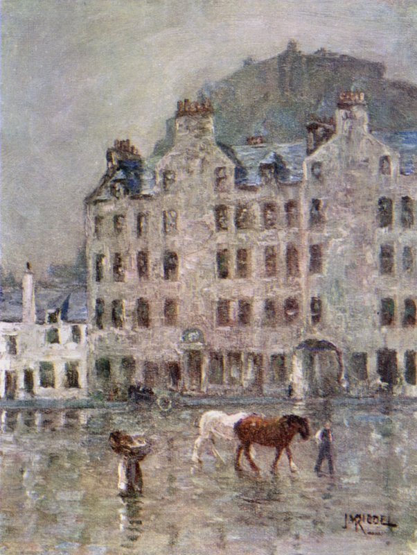 White Hart Inn, Çim Pazarı by James Riddel