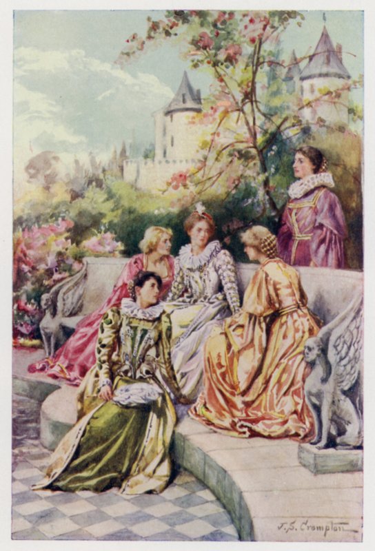 Mary Stuart, gelecekteki İskoç Kraliçesi Mary, mahkemesi Four Marys ile Fransa