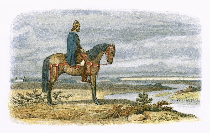 Kral Alfred, Danimarka filosunun ele geçirilmesini planlıyor by James William Edmund Doyle