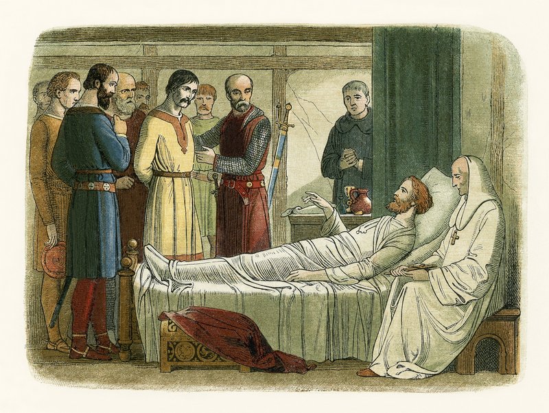 Richard, onu vuran okçuyu affeder. by James William Edmund Doyle