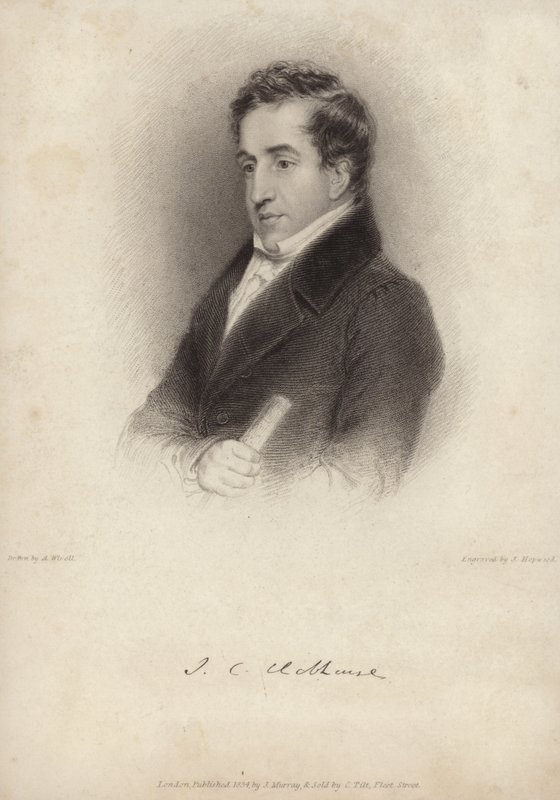 John Hobhouse, 1 Baron Broughton, İngiliz politikacı ve anı yazarı by James, the Elder Hopwood