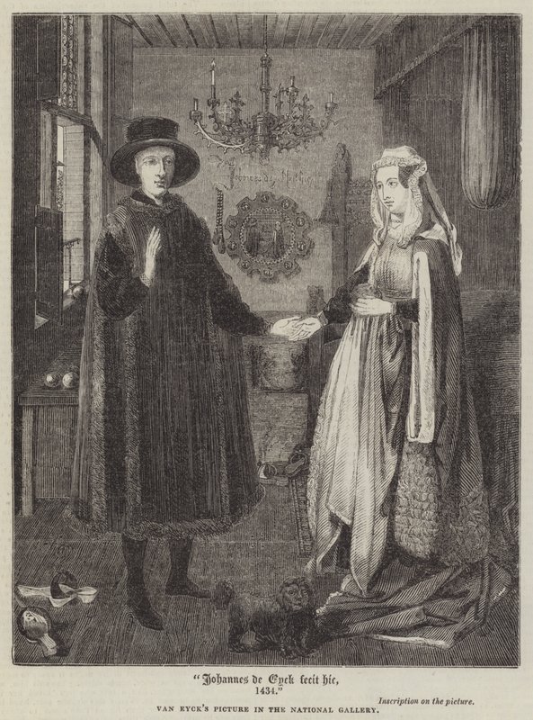 Johannes de Eyck burada yaptı, 1434 by Jan van Eyck