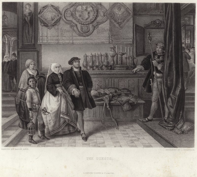 Konuklar by Jan August Hendrik Leys