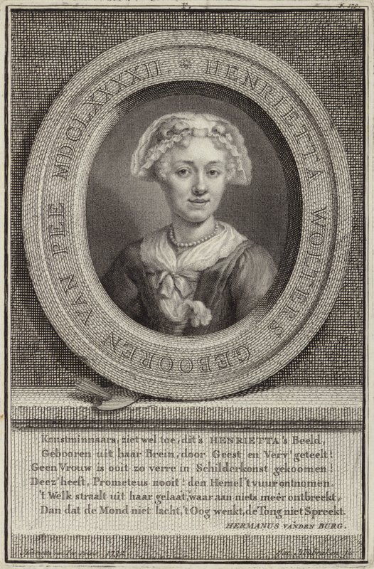 Portre OP Henrietta von Bee by Jan Maurits Quinckhardt